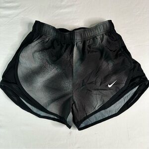 Nike Women's Black and Gray Athletic Shorts